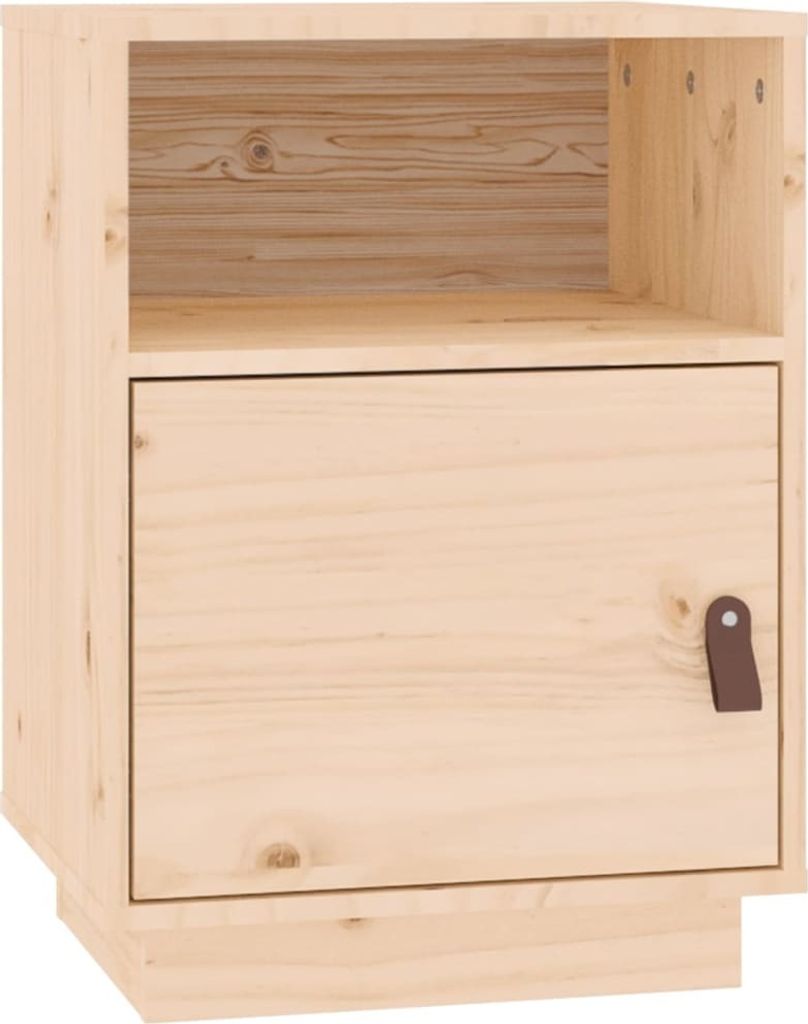 Nachttisch 40x34x55 cm Massivholz Kiefer