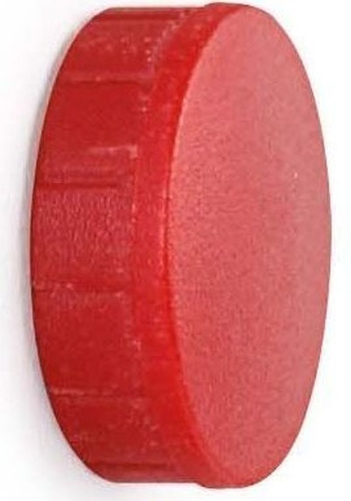 Magnet Maulsolid 20mm 300g VE=12x8 Stück rot