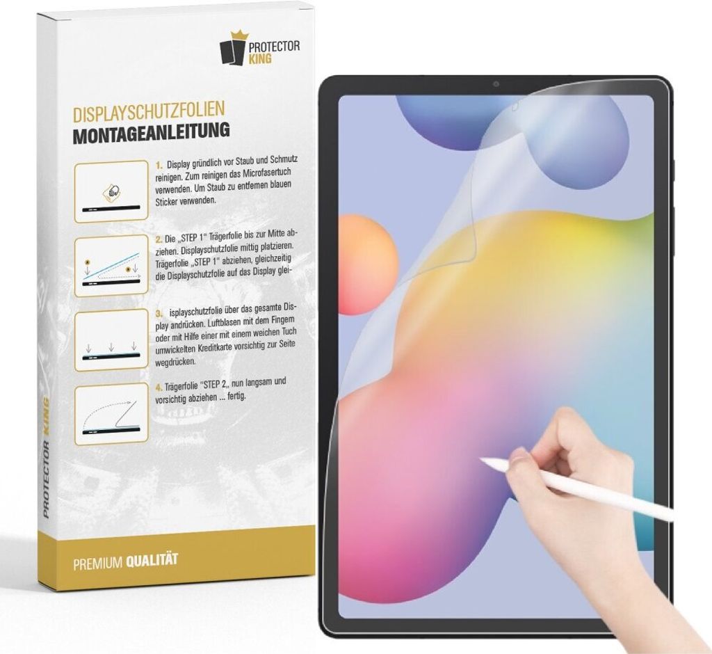 1x Paperfeel für Samsung Galaxy Tab S6 Lite Displayschutz
