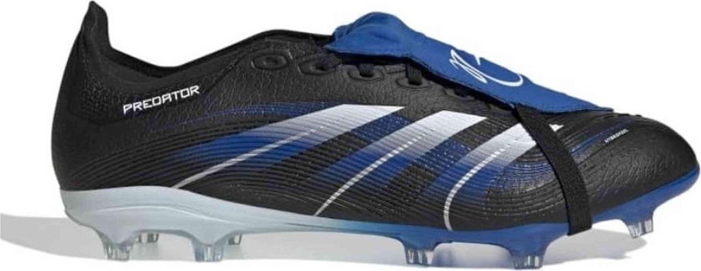 Adidas Soccer Boots JS4270 in CBLACK/FTWWHT/GLOBLU color size 45 1/3