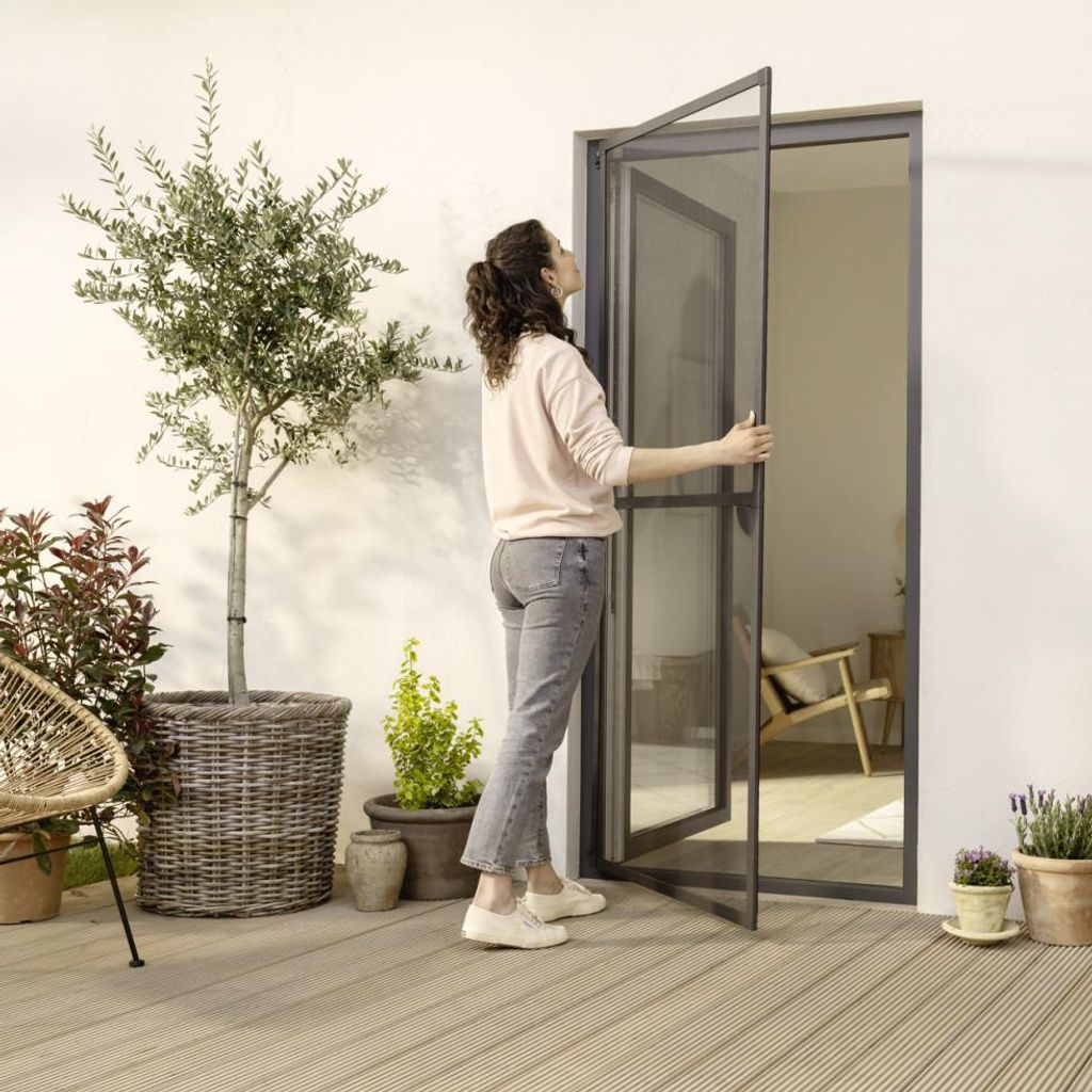 Tesa Fliegengitter-Tuer Insect Stop weiß 1.2 x 2.4 m Produktbild 
