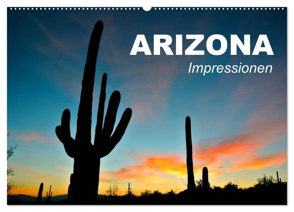 Arizona - Impressionen (Wandkalender 2027 DIN A2 quer), CALVENDO Monatskalender