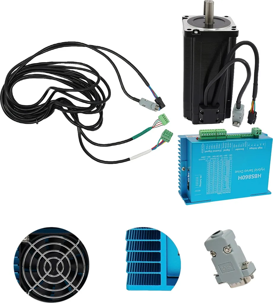 Kit moteur pas à pas boucle fermée 12Nm NEMA 34 - Série CNC-X1