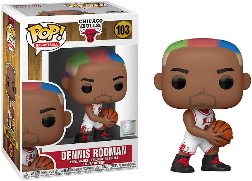 Funko POP NBA Legends Dennis Rodman (Bulls Home) 103 Obrázek produktu 