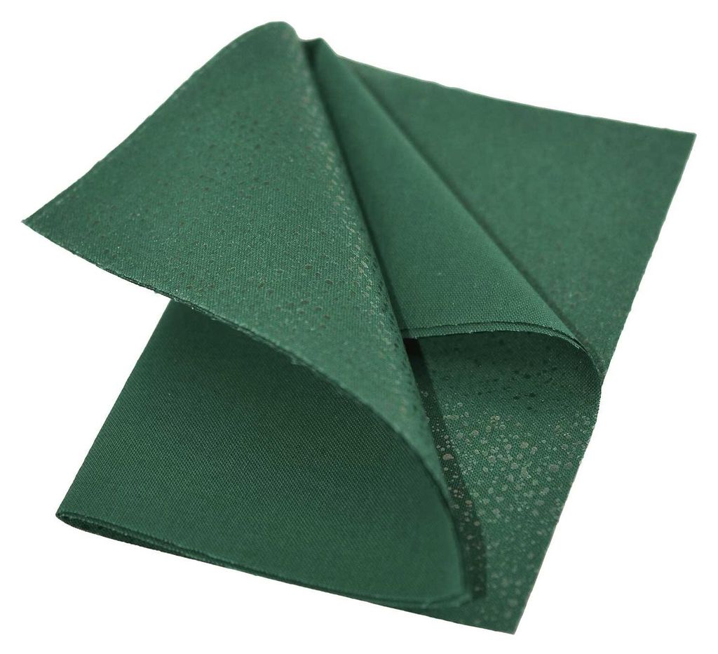 3 zuschneidbarer Flicken aus Baumwolle zum aufbügeln 15 x 20cm , dunkelgrün