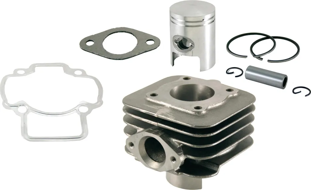Cylindre fonte 48 ccm avec piston de 12 mm RMS pour moteur 2 temps 50