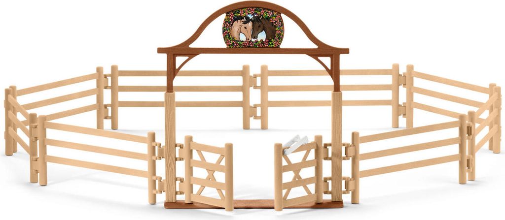 Schleich TETE DE CHEVAL AVEC PORTE D'ENTRÉE, 42434 Image du produit 