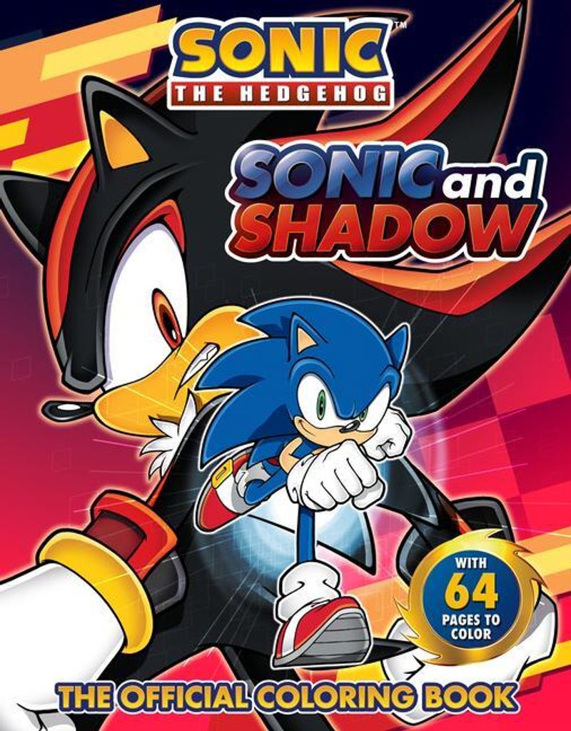 Sonic und Shadow: Das offizielle Malbuch Produktbild 