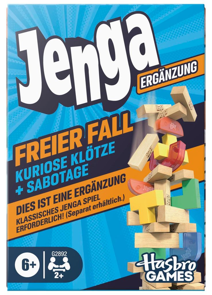 Hasbro Gaming Jenga Ergänzung Freier Fall, 6 Jahr(e), 10 Produktbild 