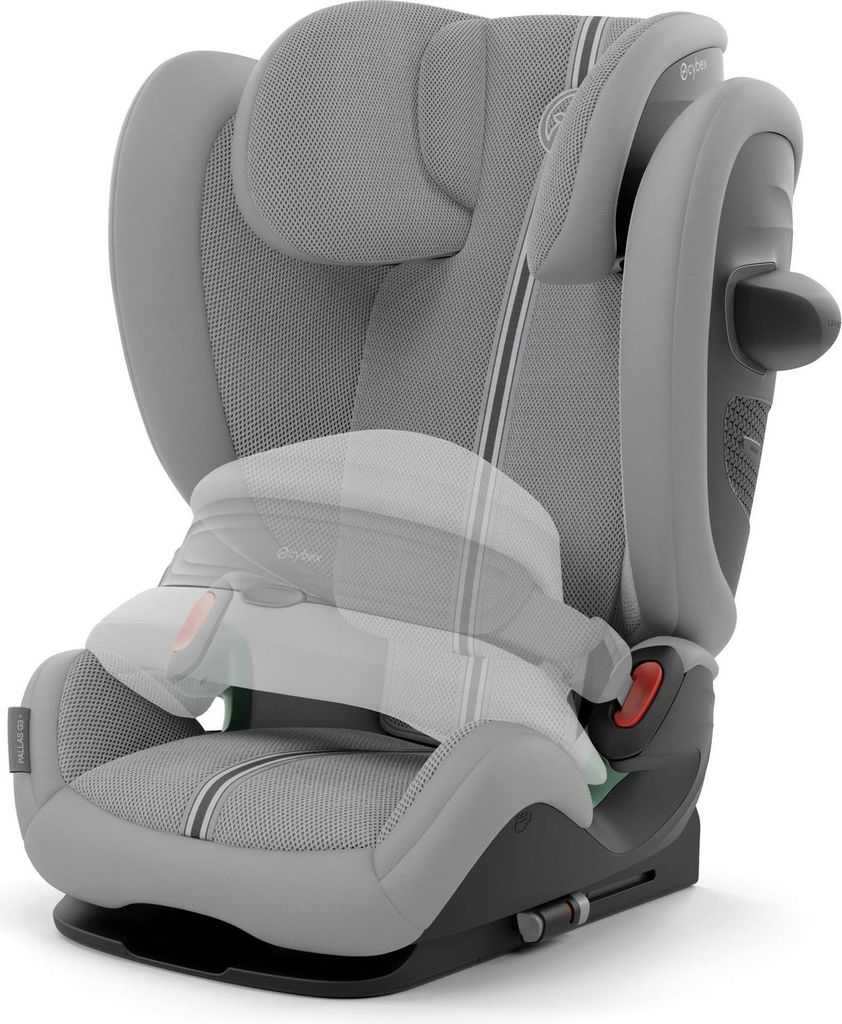 Cybex Pallas G3 Plus Kindersitz (15 Monate - 12 Jahre), Farbe:Stone Grey