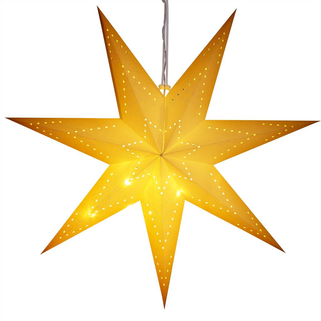 CASARIA® LED Weihnachtsstern Beleuchtet 60 cm Batterie Produktbild 