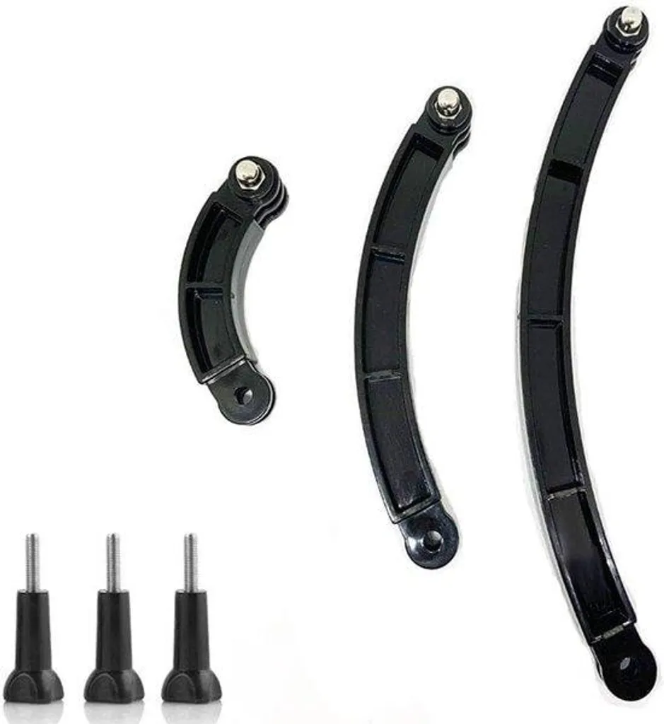 Support d'extension pour casque avec bras 3 sections pour GoPro Hero