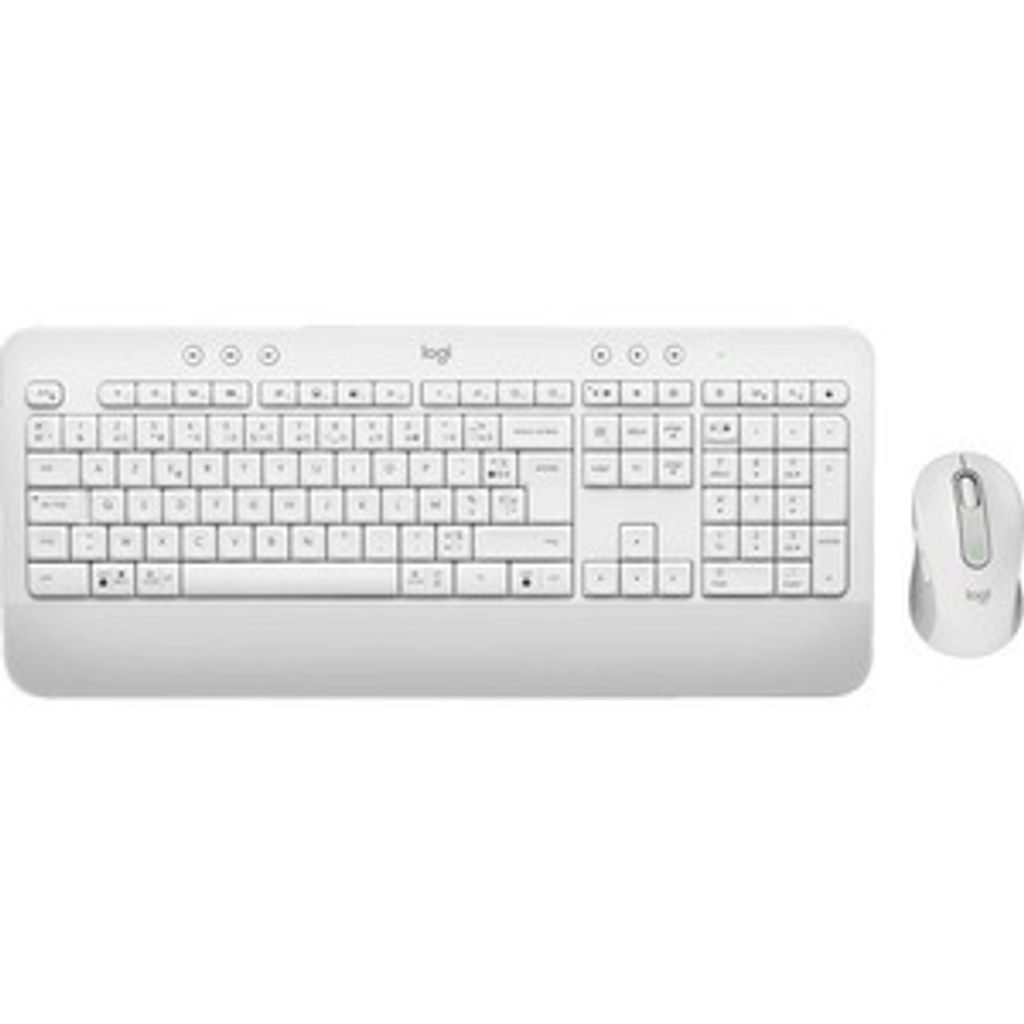 Logitech Signature MK650 Combo for Business - Tastatur-und-Maus-Set - kabellos - Bluetooth LE - AZERTY - Französisch - Off-White