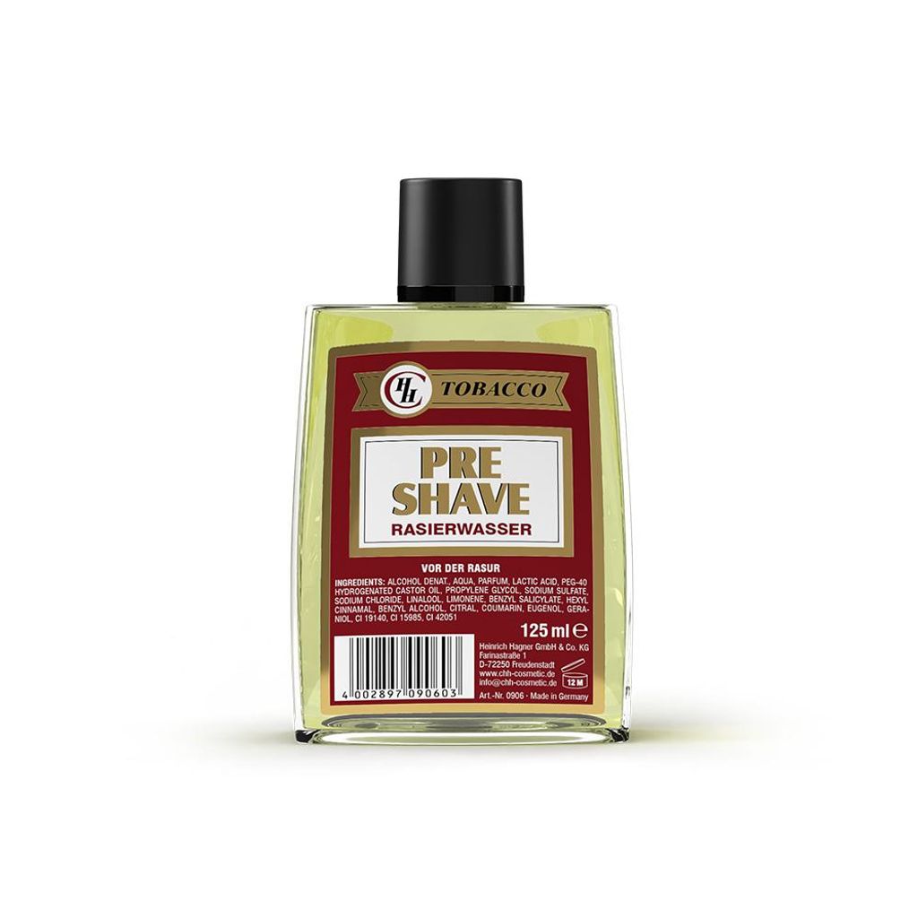CHH Tobacco Pre Shave Rasierwasser 125 ml Produktbild 