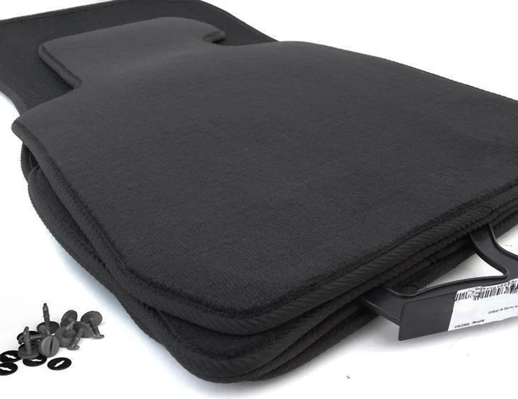 Tappetini per BMW serie 3 E46 velours tappetini in moquette per auto in qualità originale 4 pezzi nero NUOVO
