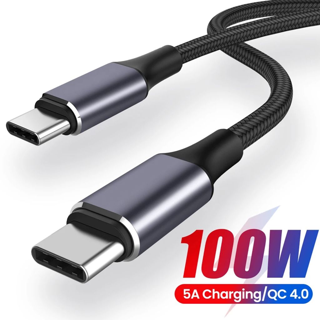 100W Ladekabel USB C auf USB C 20 Gbps Schnellladekabel Produktbild 