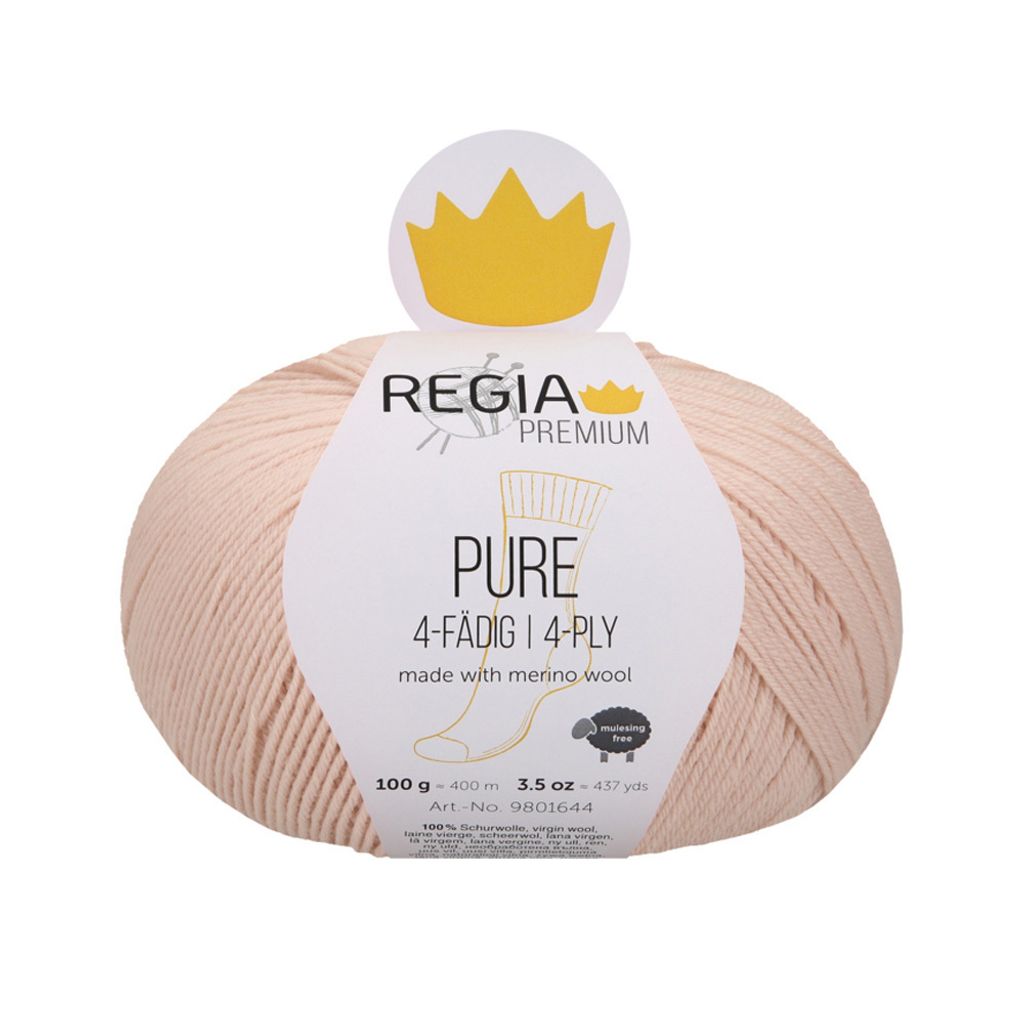 Regia Premium Pure 00012 Teint Strickgarn Produktbild 