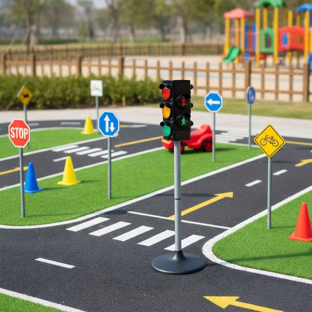 Spielzeug-Ampel mit Licht und Sound für Kinder