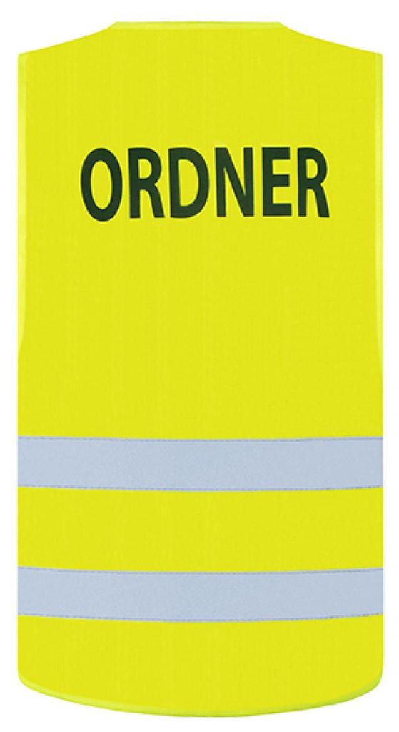 Korntex X200ORD | Safety Vest Passau - Ordner M/L bis 3XL/4XL - Farbe: Signal Yellow - Größe: 3XL/4XL