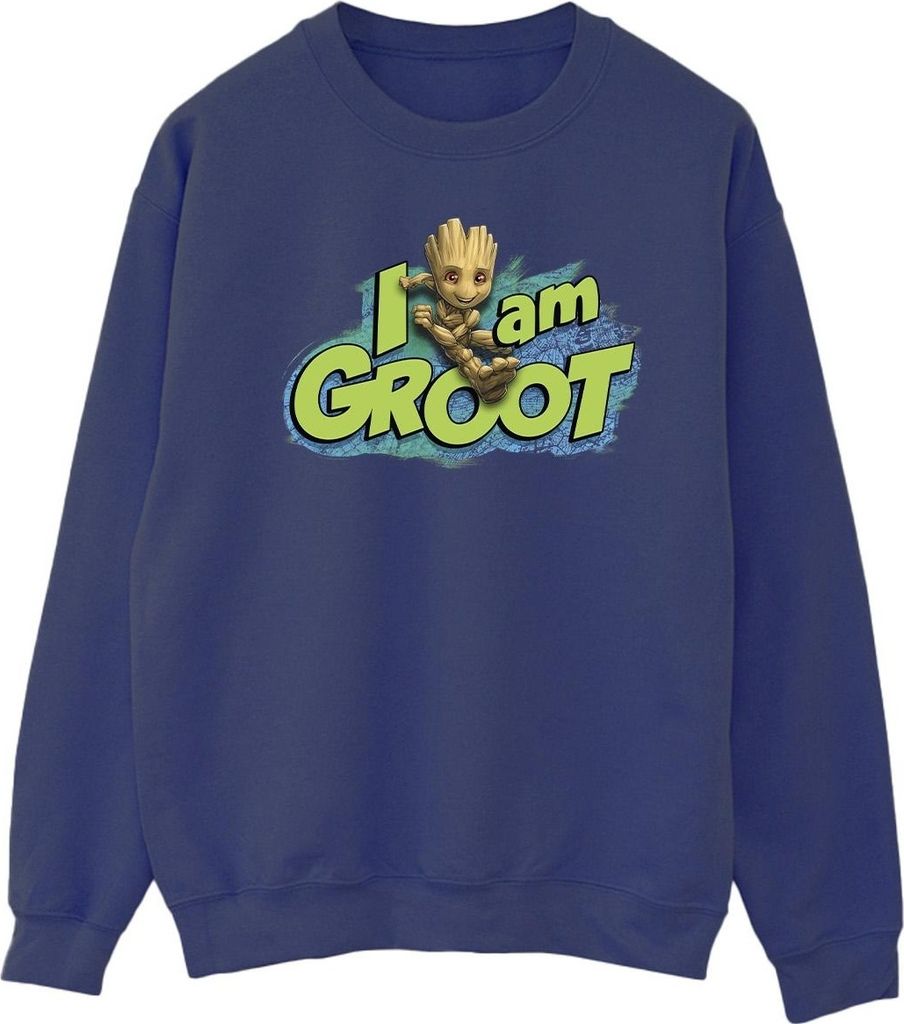 Marvel - "Guardians Of The Galaxy I Am Groot" Sweatshirt für Herren BI25958 (5XL) (Marineblau)