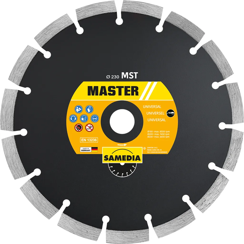 Disque Diamanté 125 x 22,23 mm Anti-Éclats pour Tronçonnage Propre et Rapide