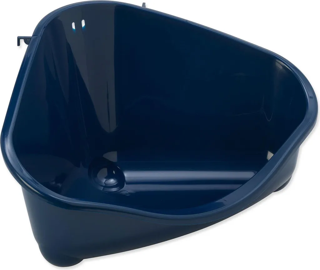 Toilette Angolare XL per Conigli e Roditori 49,4x33,5 cm | Spaziosa