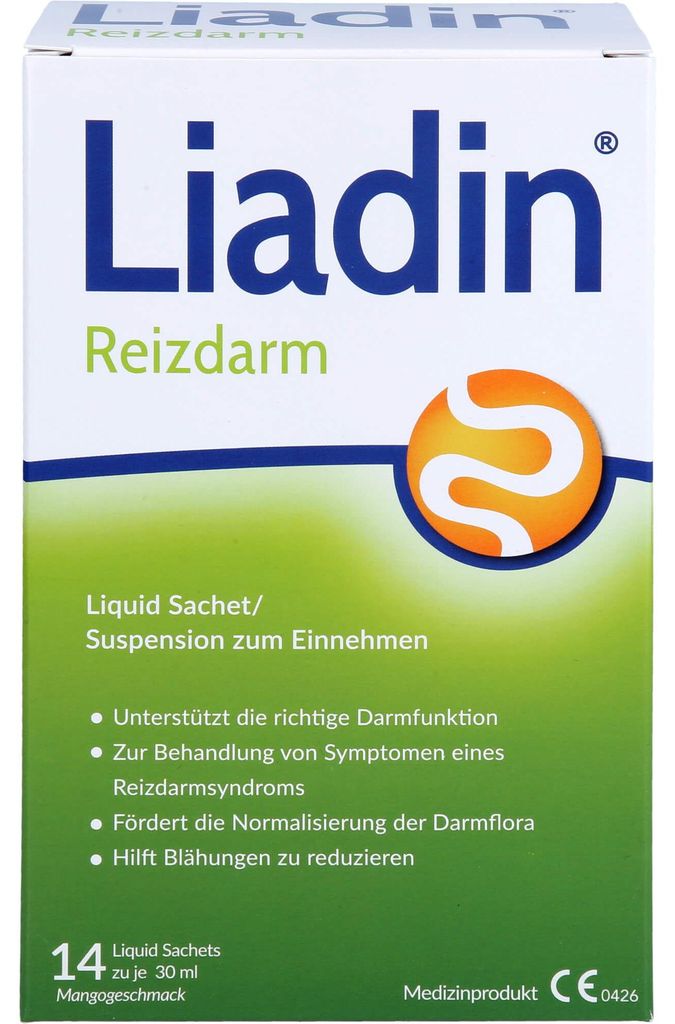 Liadin Reizdarm Suspension zur Behandlung von Symptomen eines Reizdarmsyndroms und zur Förderung der Normalisierung der Darmflora, 14 St. Lösung