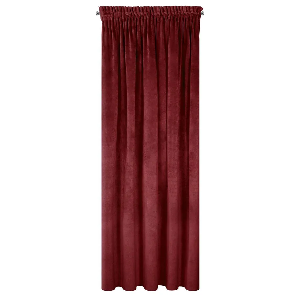 Eurofirany Tenda Villa Rosso Scuro 140x270 Ruff | Tenda Velluto Oscurante