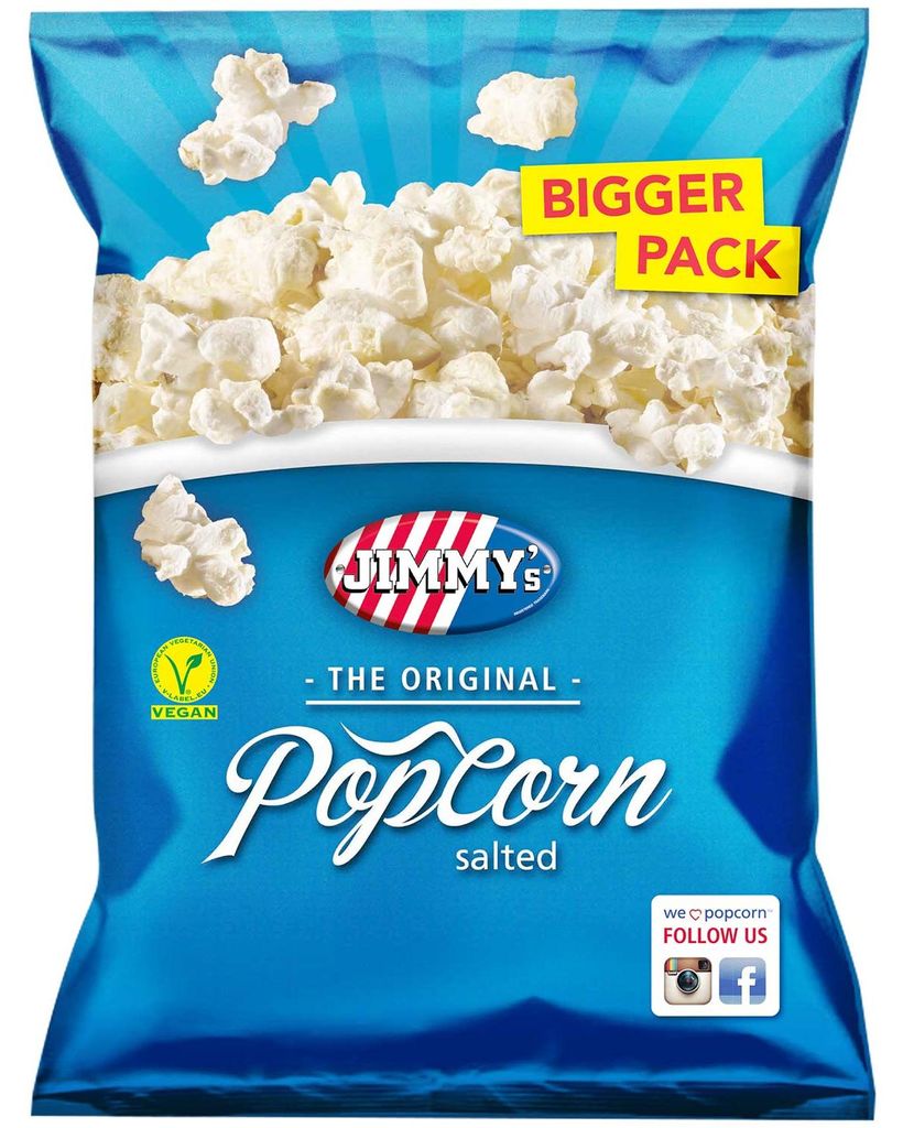 Jimmy's - Pop-corn classique Jimmy's, salé, sachet de 80 g Image du produit 