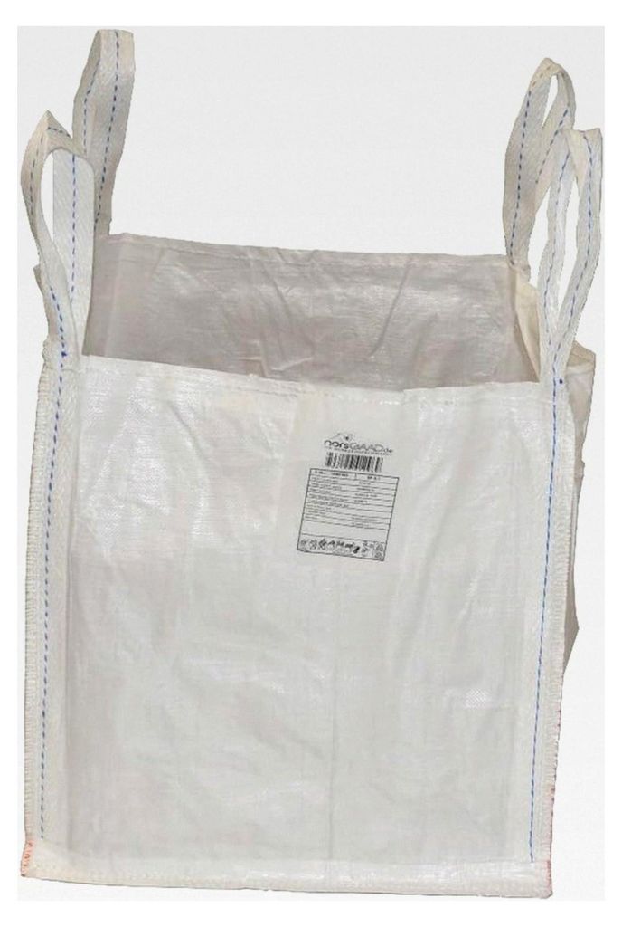 Big Bag offen oben, Abmessungen: ca. 60x60x60 cm, Traglast 1.000 kg, 4 Schlaufen
