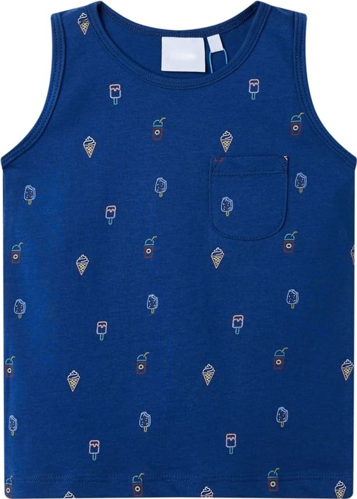 Kinder-Tanktop Dunkelblau 128