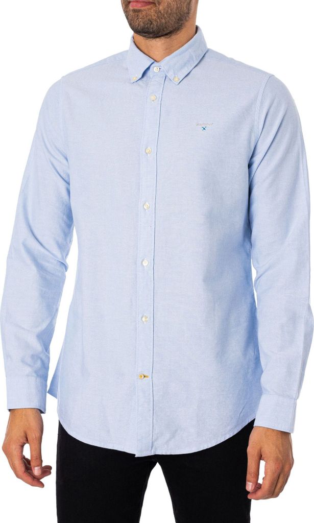 Barbour Maßgeschneidertes Oxtown-Hemd, Blau XL