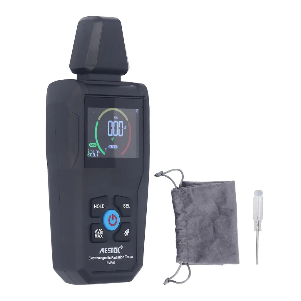 Détecteur de rayonnement avec alarme sonore et lumineuse automatique