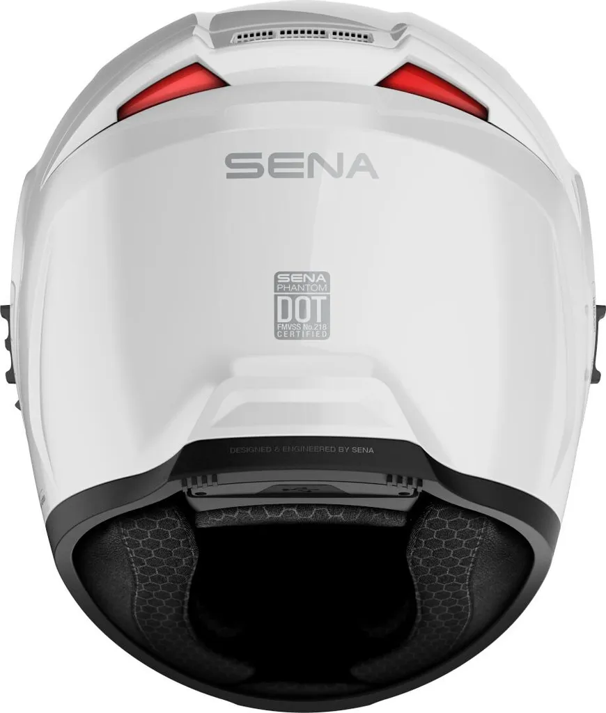 Sena PHANTOM-WTE.L Casque Moto Brillant avec Intercom 60S Intégré - 2