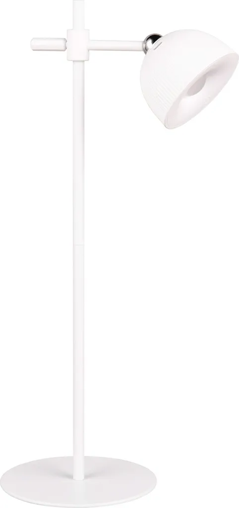 Lampe de table LED flexible 5-en-1 avec pince et support mural blanc