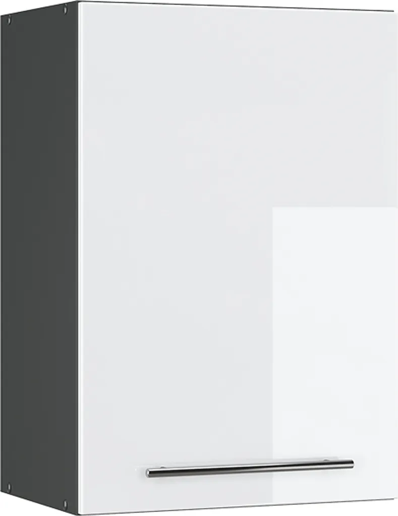 Pensile Sospeso Vicco Fame-Line 50cm Design Bianco Lucido e Antracite