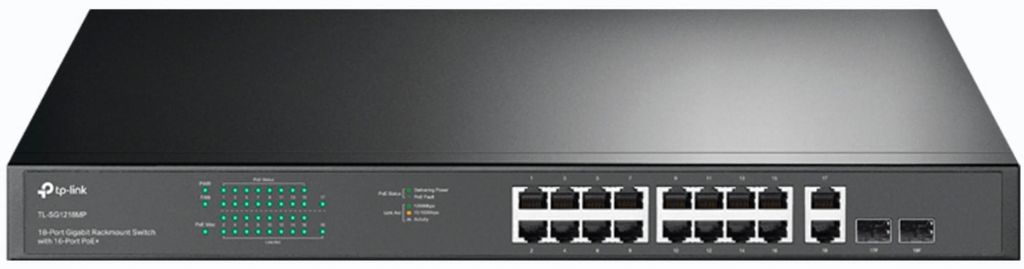 TP-Link TL-SG1218MP, Nespravované, Gigabit Ethernet Obrázek produktu 