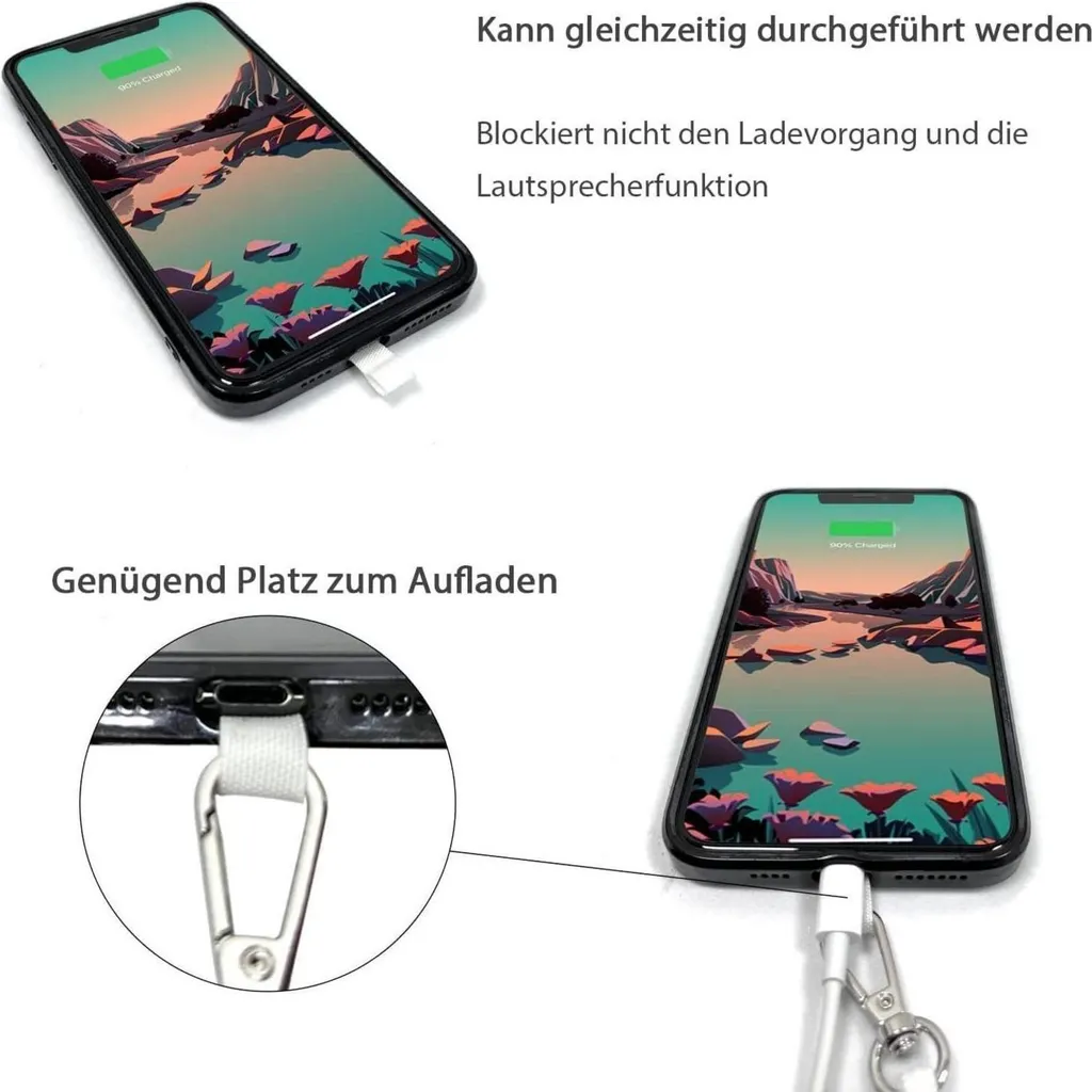 Catena Cellulare Universale Grigio Chiaro Regolabile | Praticità e Stile - 3