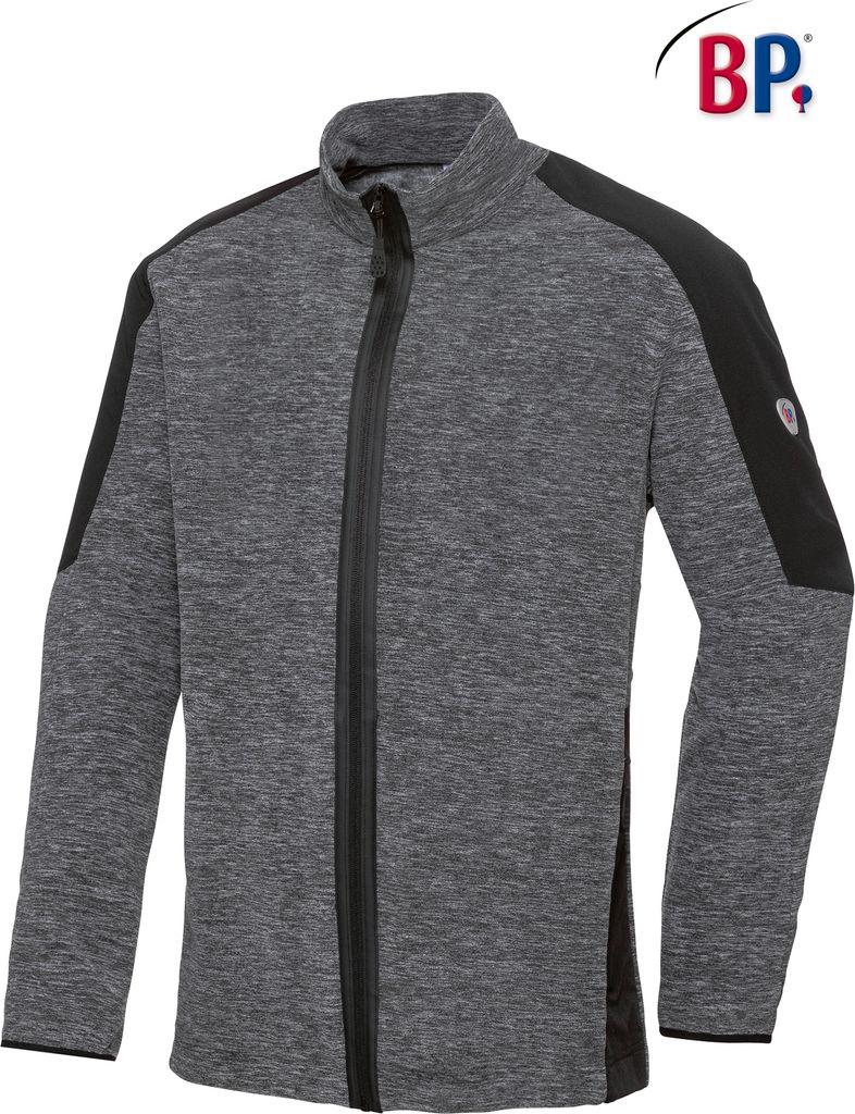 BP® Fleecejacke für Herren - space weiß - Mn Produktbild 