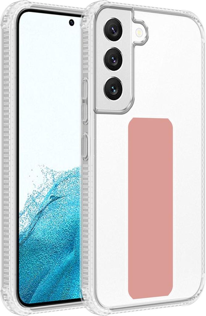 Cadorabo Schutzhülle für Samsung Galaxy S22 Hülle in Rosa Etui TPU Silikon Case Cover Standfunktion