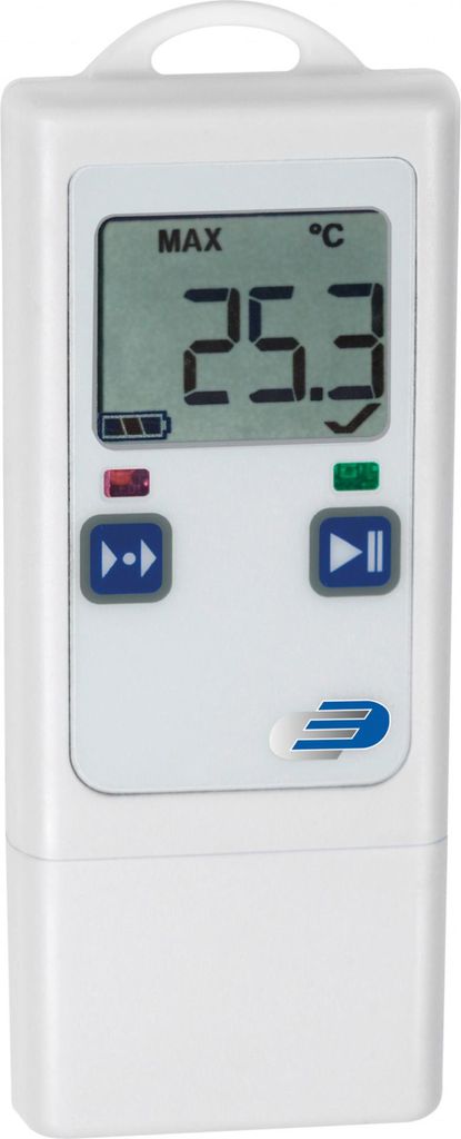 TFA 31.1065.02 LOG 40 PDF-Datenlogger mit Display für Temperatur und externen Sensor