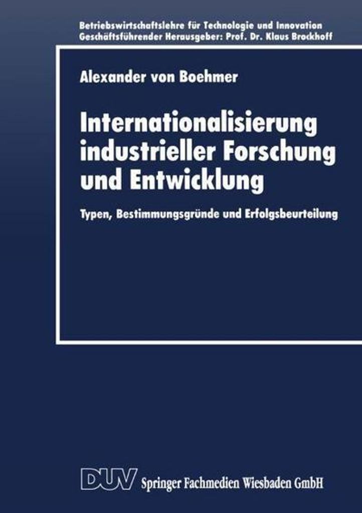 Internationalisierung industrieller Forschung und Entwicklung