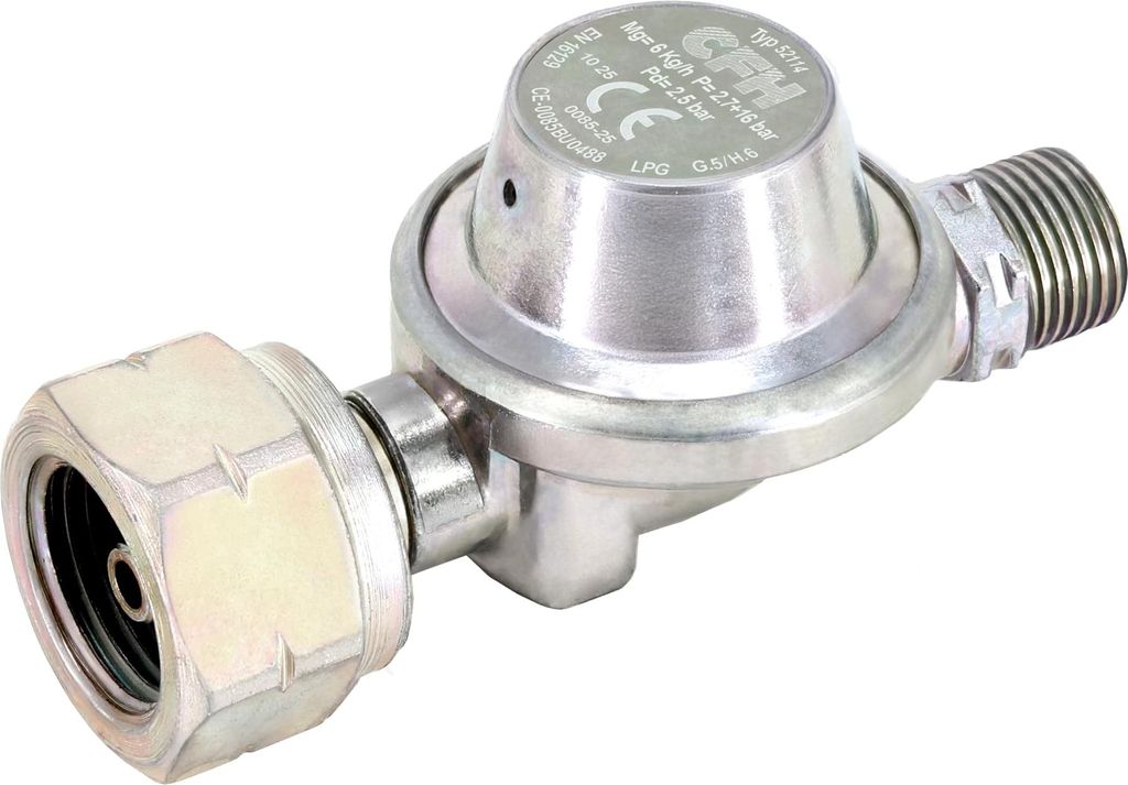 CFH Propaan drukregelaar DR114, 2,5 bar Productafbeelding 