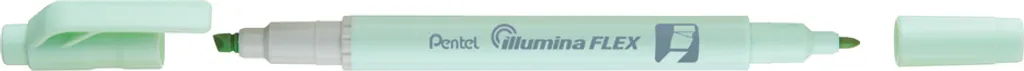 Pentel Illumina Flex Marqueur Pastel Vert Clair à Pointe Flexible SLW11