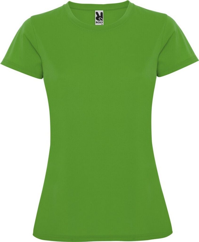 Roly - "Montecarlo" T-Shirt für Damen - Sport kurzärmlig PF4302 (L) (Farngrün)