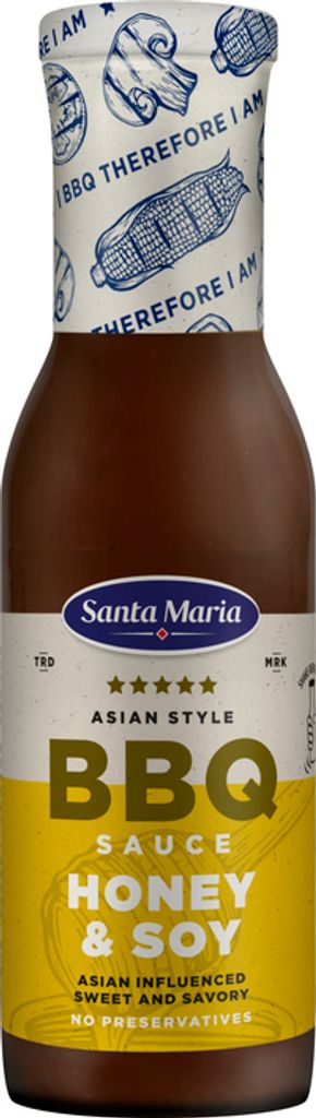 Santa Maria Asian Style BBQ Sauce Honey & Soy 350g
