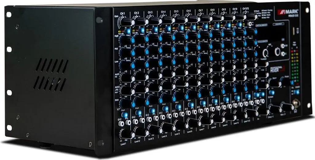 Table de Mixage Mark MRACK 12E Rackable 12 Canaux pour Sonorisation