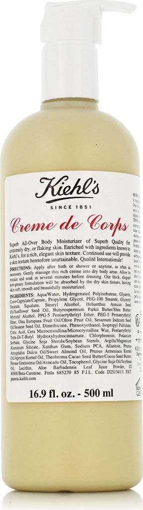 Kiehl's Creme De Corps, 500 ml Productafbeelding 