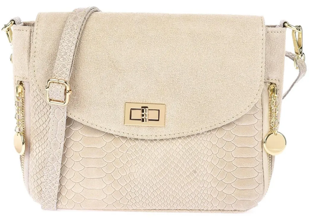 Sac de ville Vera Pelle krat96ecru idéal pour le travail et les sorties