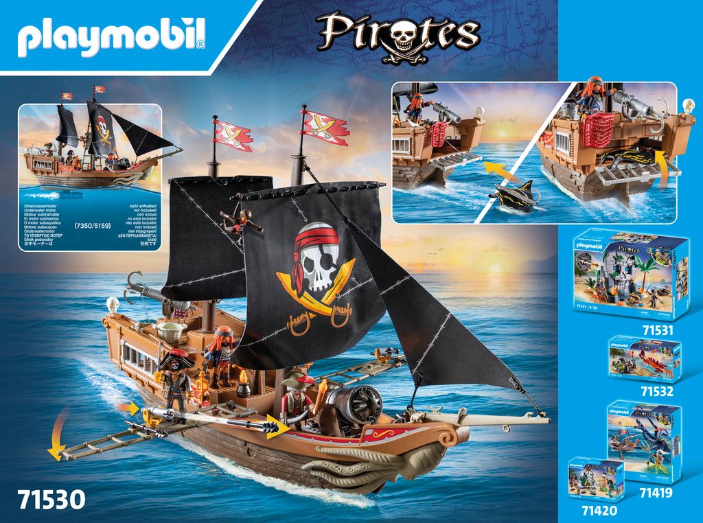 Piráti 71530 Velká pirátská loď Obrázek produktu 3